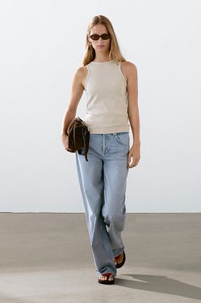 بلوز بژ زنانه رگولار Massimo Dutti - کد 936557831