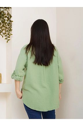 پیراهن خاکی زنانه Relaxed AKA Butik - کد 936556536