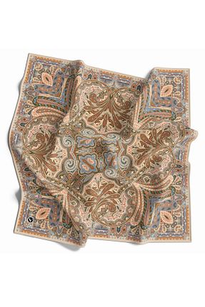 روسری طوسی پلی استر VİOLLA - کد 889832997