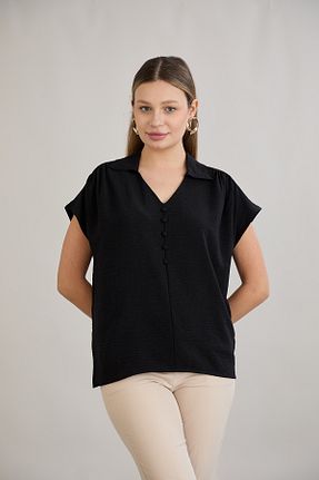 بلوز مشکی زنانه ساده HOFY - کد 935463017