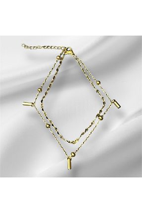 خلخال جواهر زرد زنانه استیل (فولاد) Vitastyle - کد 921919580