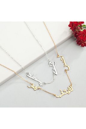 گردنبند نقره زرد زنانه 925 عیار DIZY SILVER - کد 936631861