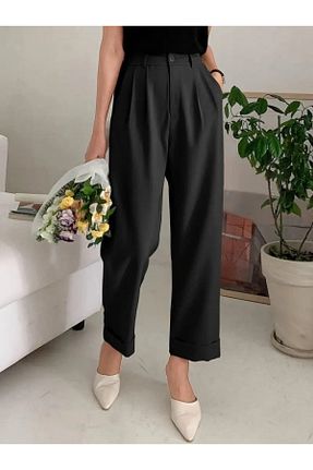 شلوار مشکی زنانه پنبه ای novafems - کد 937407319