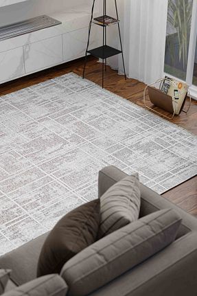 کناره طوسی فرش ماشینی Oriente Home - کد 936650191