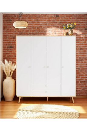 کمد و کمد لباس قهوه ای Kapaklı FLORADESİGN - کد 806766332