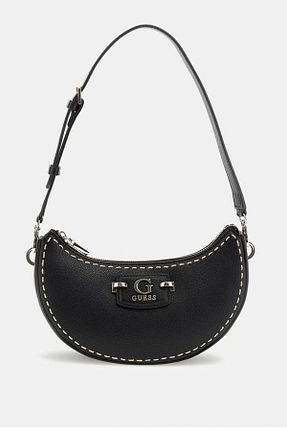 کیف دوشی مشکی زنانه چرم مصنوعی Guess - کد 917474193