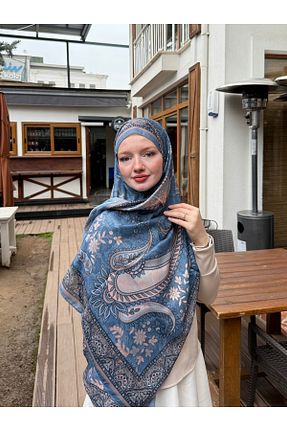 شال زرشکی زنانه پنبه ای MODA - کد 898648079