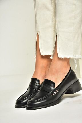 کفش کلاسیک مشکی زنانه چرم لاکی Fox Shoes - کد 860199573