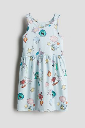 لباس آبی بچه گانه پنبه ای H&M - کد 936724558