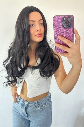 کلاه گیس مشکی زنانه Takıştır - کد 922773810