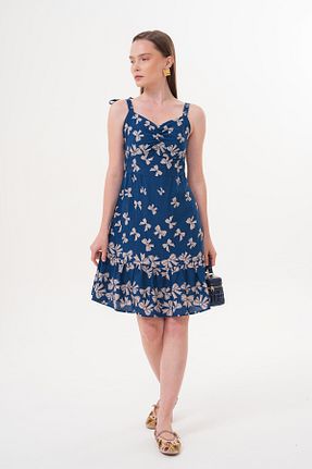 لباس آبی زنانه بافتنی NAVY - کد 936729347