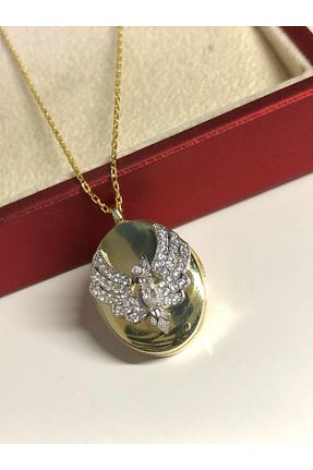 گردنبند نقره سبز زنانه 925 عیار vogutima - کد 936728449