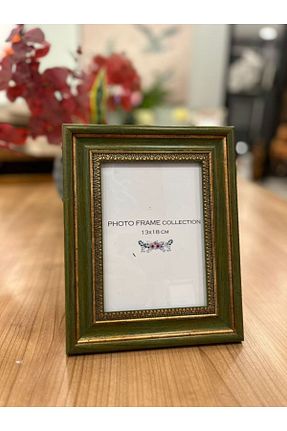 قاب عکس سبز 1 پارچه PINALE ART - کد 936725761