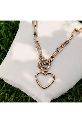 گردنبند جواهر زرد زنانه فلزی Marchen Collection - کد 936765441