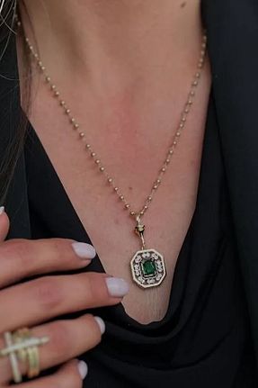 گردنبند استیل ( فولاد ) زرد زنانه استیل ضد زنگ laria jewelry - کد 936818151