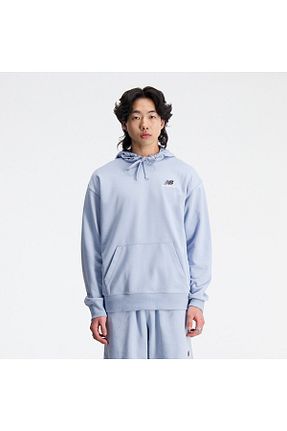 سوئیشرت سرمه ای زنانه ساده New Balance - کد 774815415