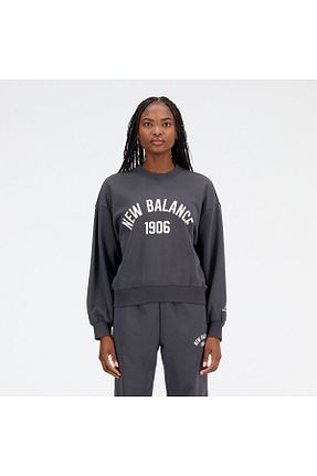 سوئیشرت طوسی زنانه چاپی New Balance - کد 763916292