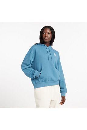 سوئیشرت سرمه ای زنانه ساده New Balance - کد 855798050