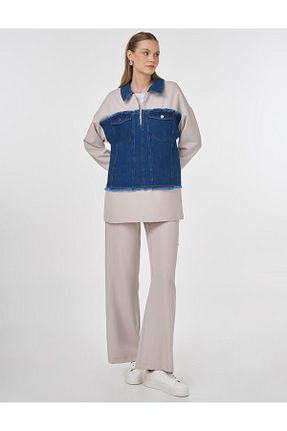 ست بالاتنه و پائین تنه حجاب سبز زنانه رگولار KYR - کد 936837649