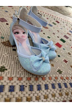 کفش مجلسی آبی بچه گانه چرم مصنوعی ŞAWURO - کد 927153388