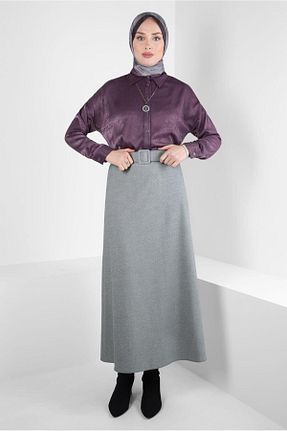 بلوز حجاب بنفش زنانه رگولار Alvina - کد 790162864