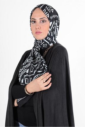 شال مشکی زنانه پلی استر Alvina - کد 808710385