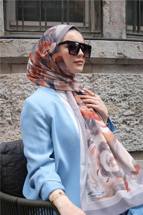 شال رنگی زنانه پنبه ای Baştacı - کد 936866624