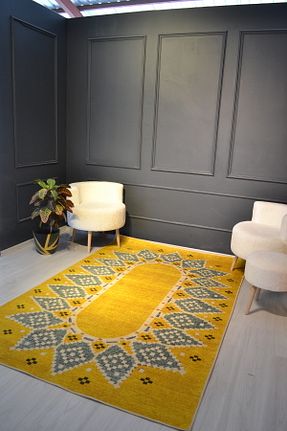 فرش رنگی قابل شستشو Rugs Modern Halı - کد 794211561