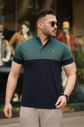 پولوشرت سبز مردانه پنبه پلی استر Miron - کد 936877609