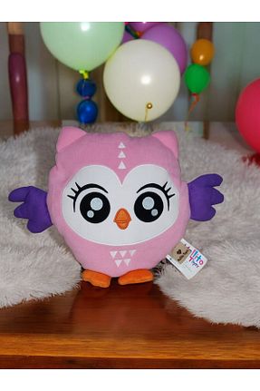 اسباب بازی مخملی صورتی بچه گانه 20 cm tosbai - کد 853421342