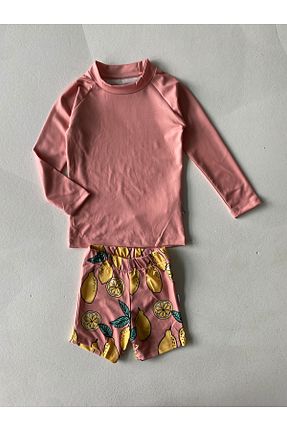 شلوارک ساحلی صورتی بچه گانه پلی استر rg kidsstore - کد 859522374
