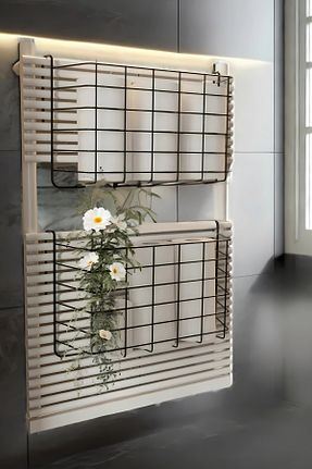 نظم دهنده حمام مشکی فلزی Kitchen Store - کد 822696062