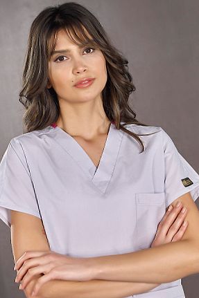 لباس کار طوسی ÇİZGİ MEDİKAL - کد 129481936