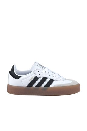کفش اسنیکر سفید زنانه بند دار adidas - کد 848453943