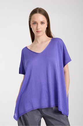 بلوز بنفش زنانه ساده Su Moda - کد 929367214
