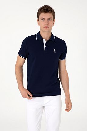 پولوشرت سرمه ای مردانه پنبه ای U.S. Polo Assn. - کد 936906142