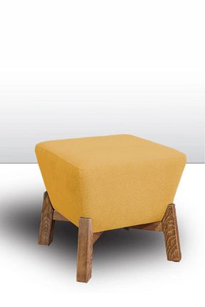 پوف و نیمکت زرد 45 x 45 KURGU - کد 936905114