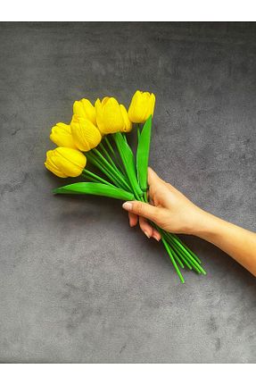 گل خشک و مصنوعی زرد Dekora Çiçek - کد 936906496
