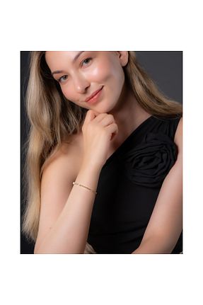 دستبند طلا طلائی زنانه 8 عیار YCL JEWELLERY - کد 940338767