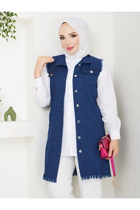 کت حجاب سرمه ای زنانه رگولار AVK MODA - کد 929881722