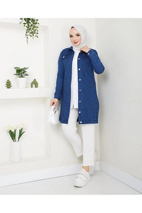 کت حجاب سرمه ای زنانه رگولار AVK MODA - کد 929867342