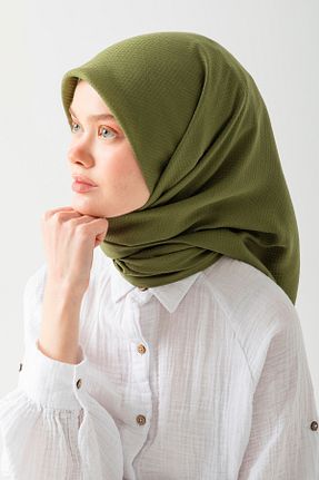 روسری خاکی پنبه ای Wega Moda - کد 936241097