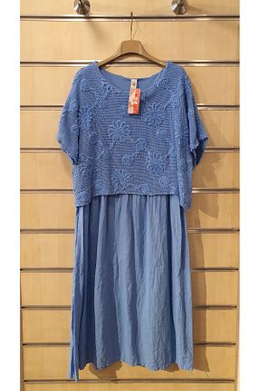 لباس آبی زنانه بافتنی Park Moda - کد 937012894