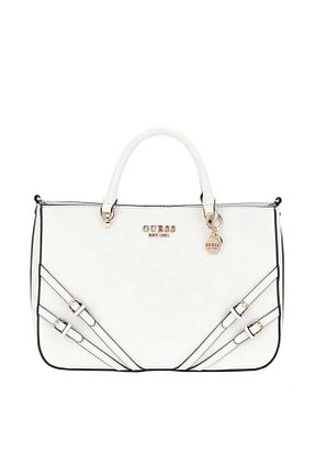 کیف دستی سفید زنانه سایز متوسط Guess - کد 927861040