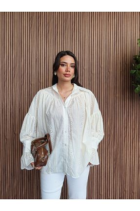 پیراهن نباتی زنانه اورسایز ESRAHELVACI - کد 934473728