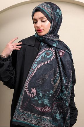 شال زرشکی زنانه پنبه ای MODA - کد 898648103