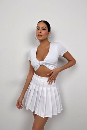 بلوز سفید زنانه ساده stelol - کد 921335233