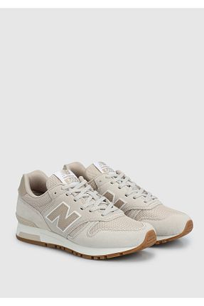 کفش اسنیکر بژ زنانه بند دار New Balance - کد 810064502