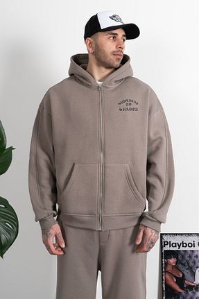 کت قهوه ای مردانه اورسایز UKHWD SUPPLY - کد 897391761