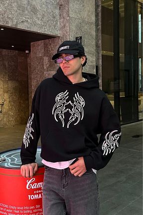 سوئیشرت رنگی مردانه نقش دار / کار شده Super Rare - کد 885927825